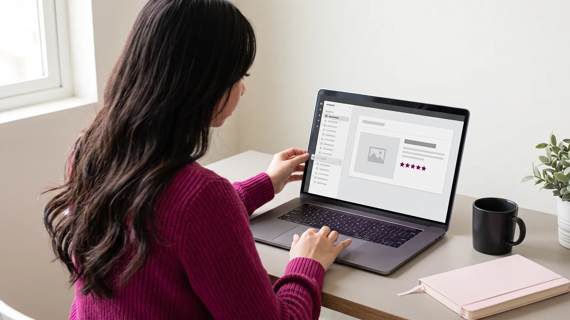Shopify store owner adding a reviews section to a product page in the theme editor