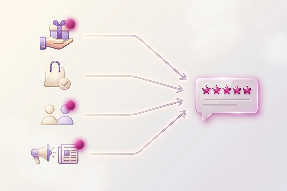 Four compliant ways to get first Shopify reviews feeding into honest early social proof