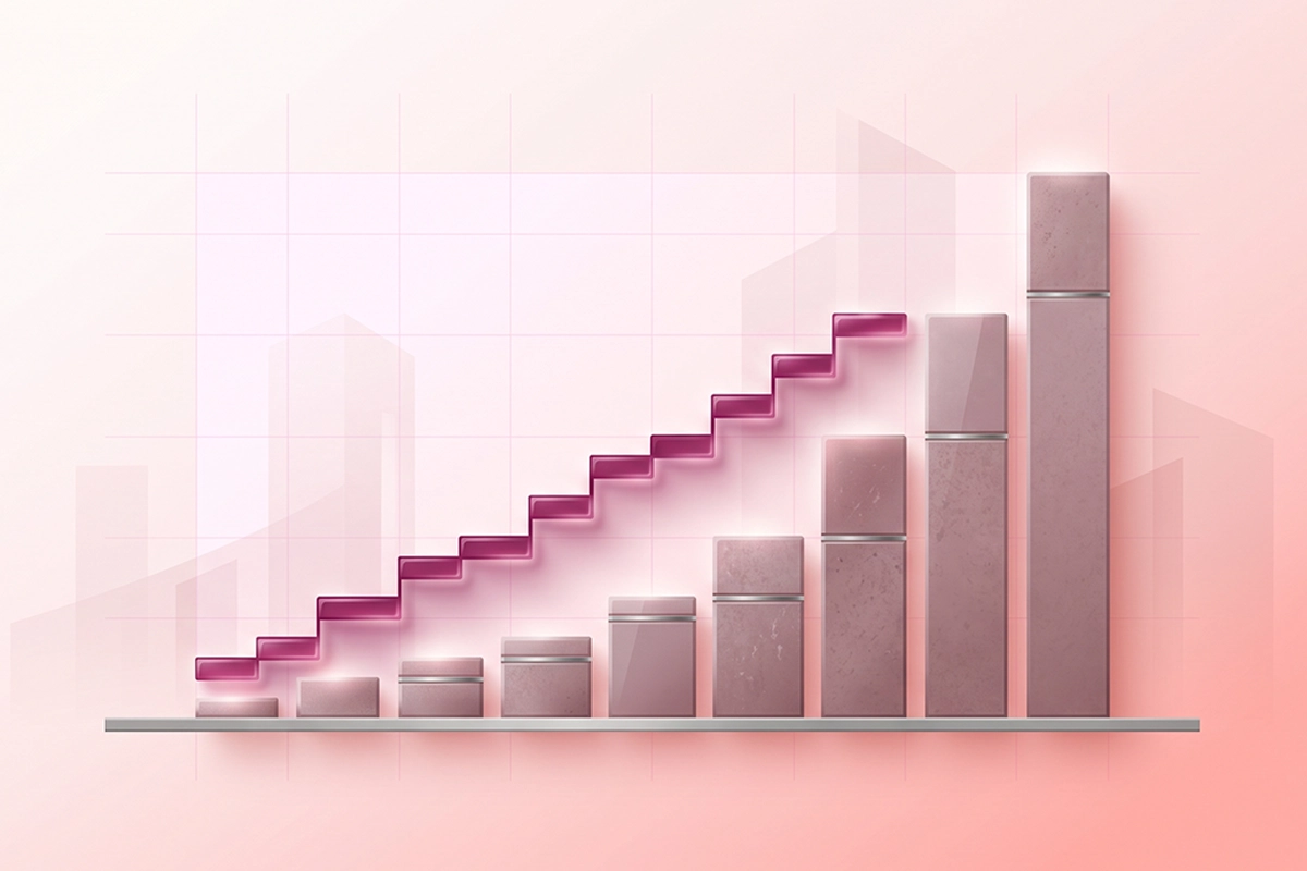 Two review app cost curves rising differently as a store's monthly orders grow