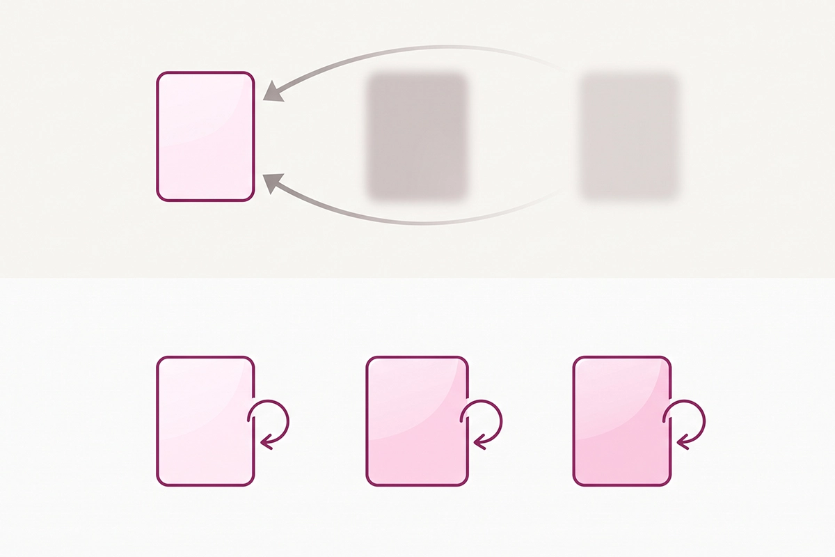 Diagram showing paginated Shopify collection pages self-canonicalizing correctly