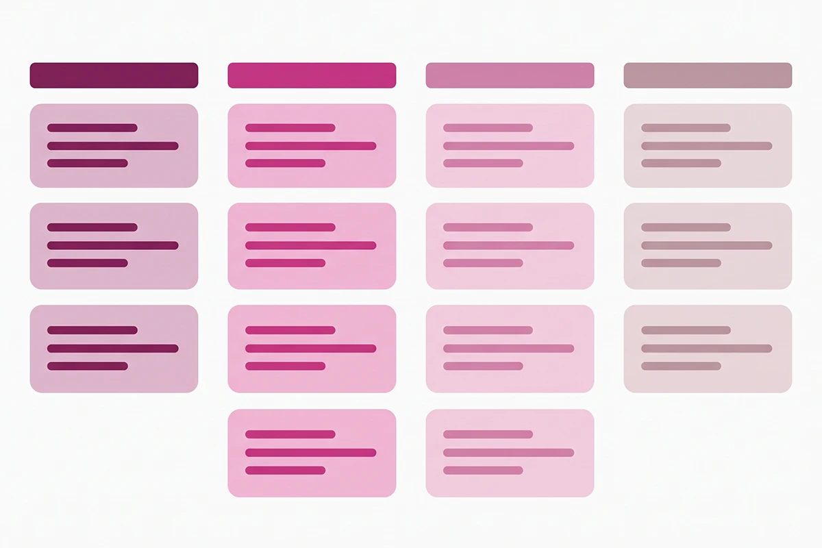 Diagram showing 15 chatbot scripts grouped into greetings, FAQs, save-the-sale, and handoffs