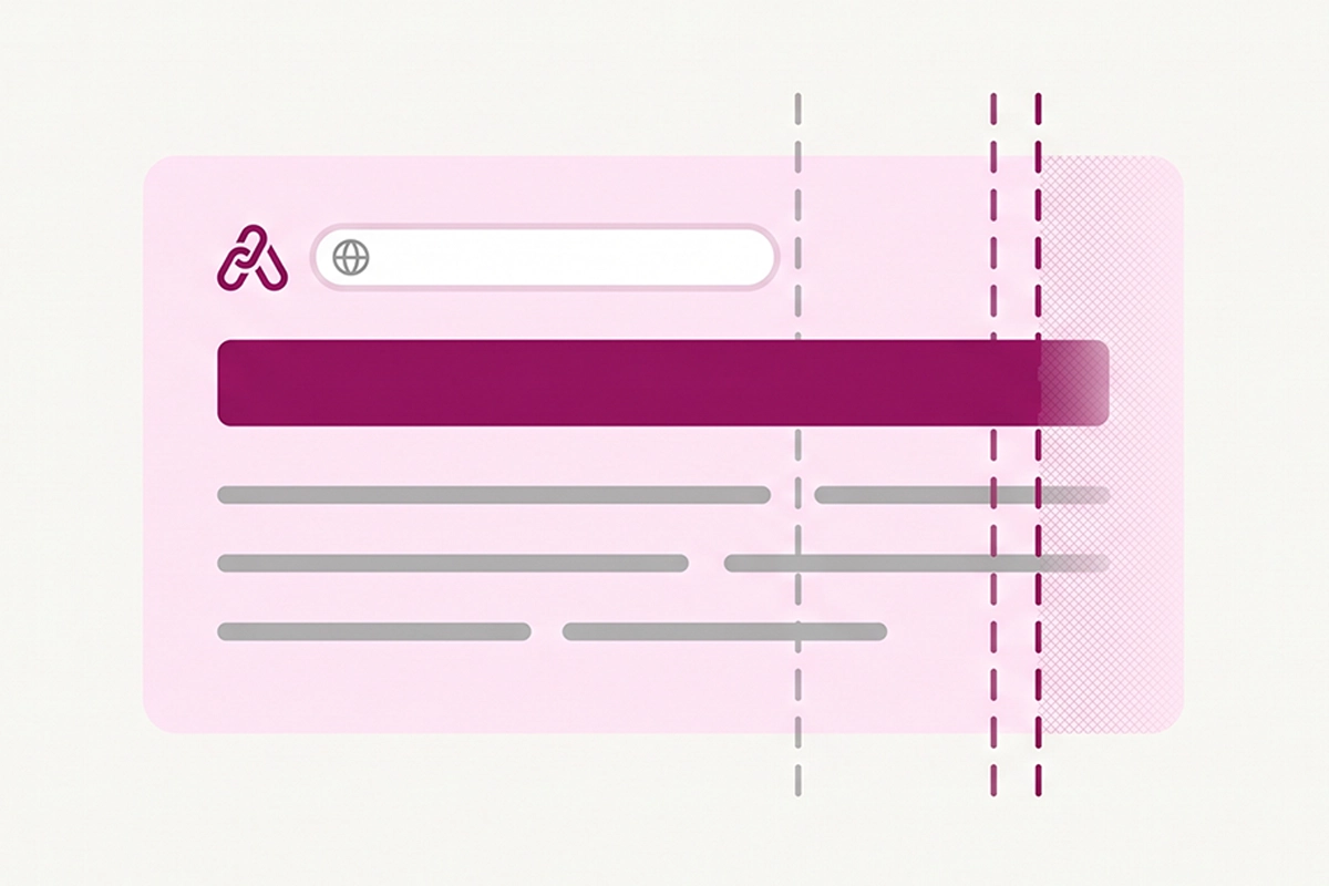 Diagram of a Google result showing title, URL, and meta description with the desktop and mobile cutoff